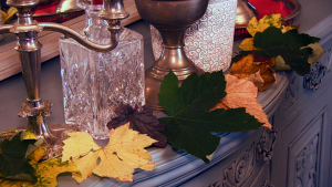 autumn decorations leaves