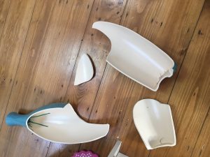 how to paint a vase broken