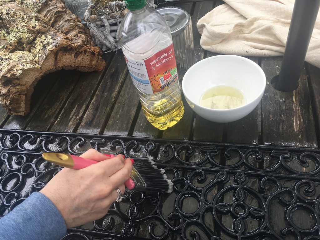 How To Make Concrete Art With A Rubber Mat