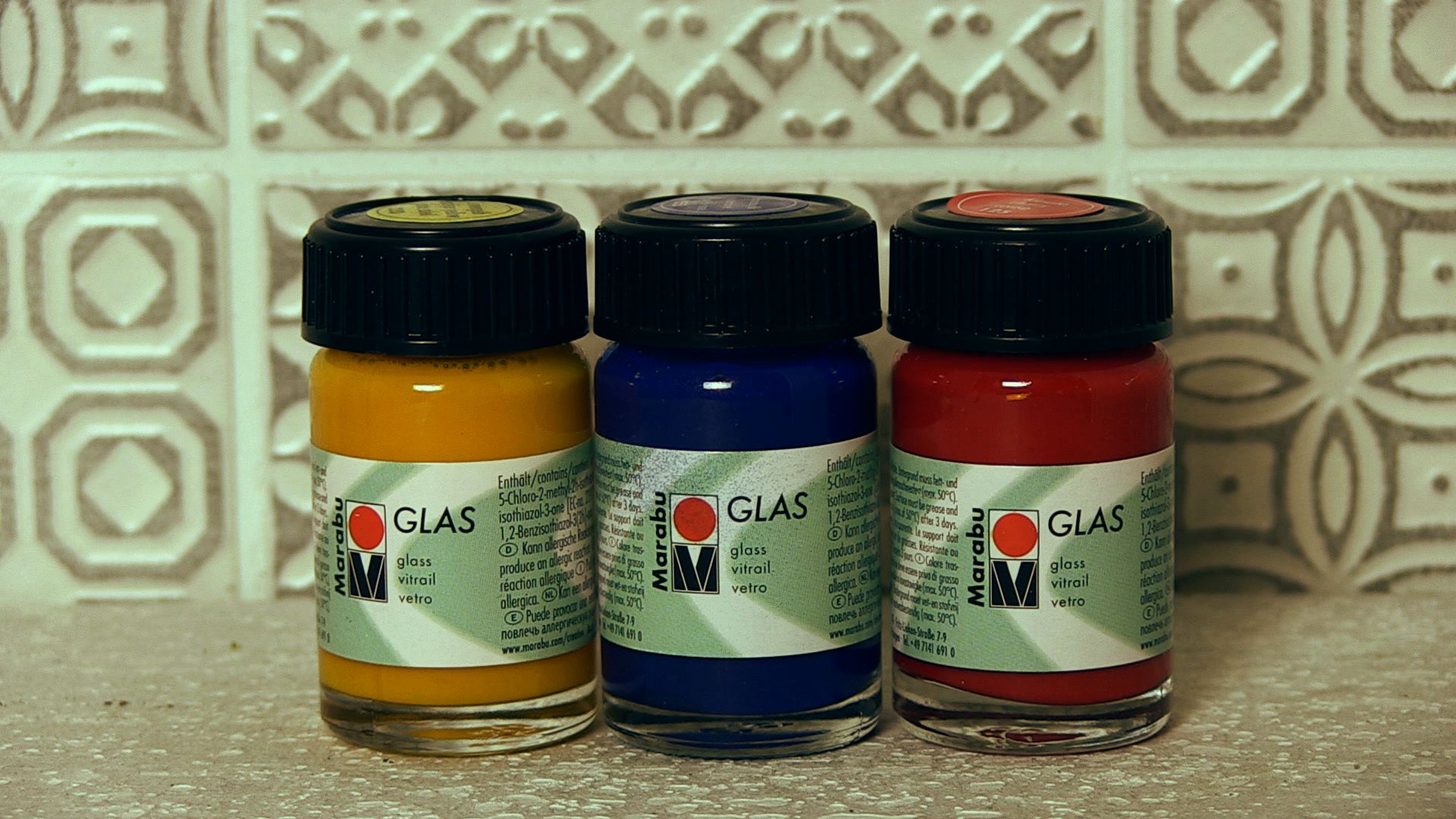 how to paint a vase marabou