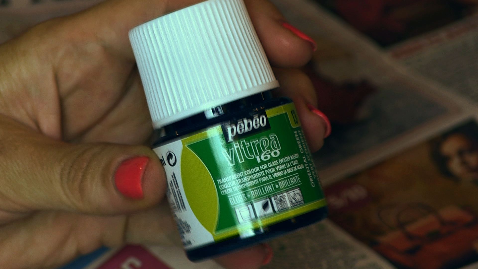 how to paint a vase pebeo