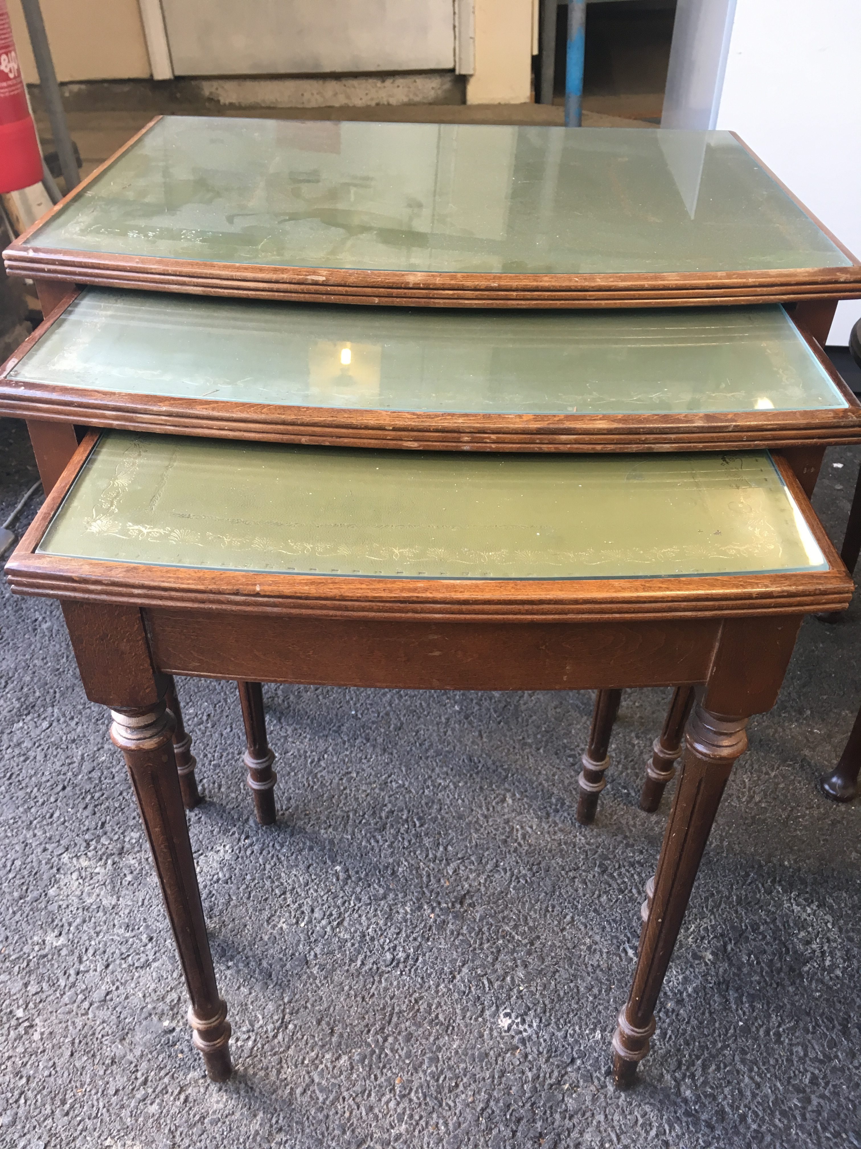 Upcycling: Joie Tables Before