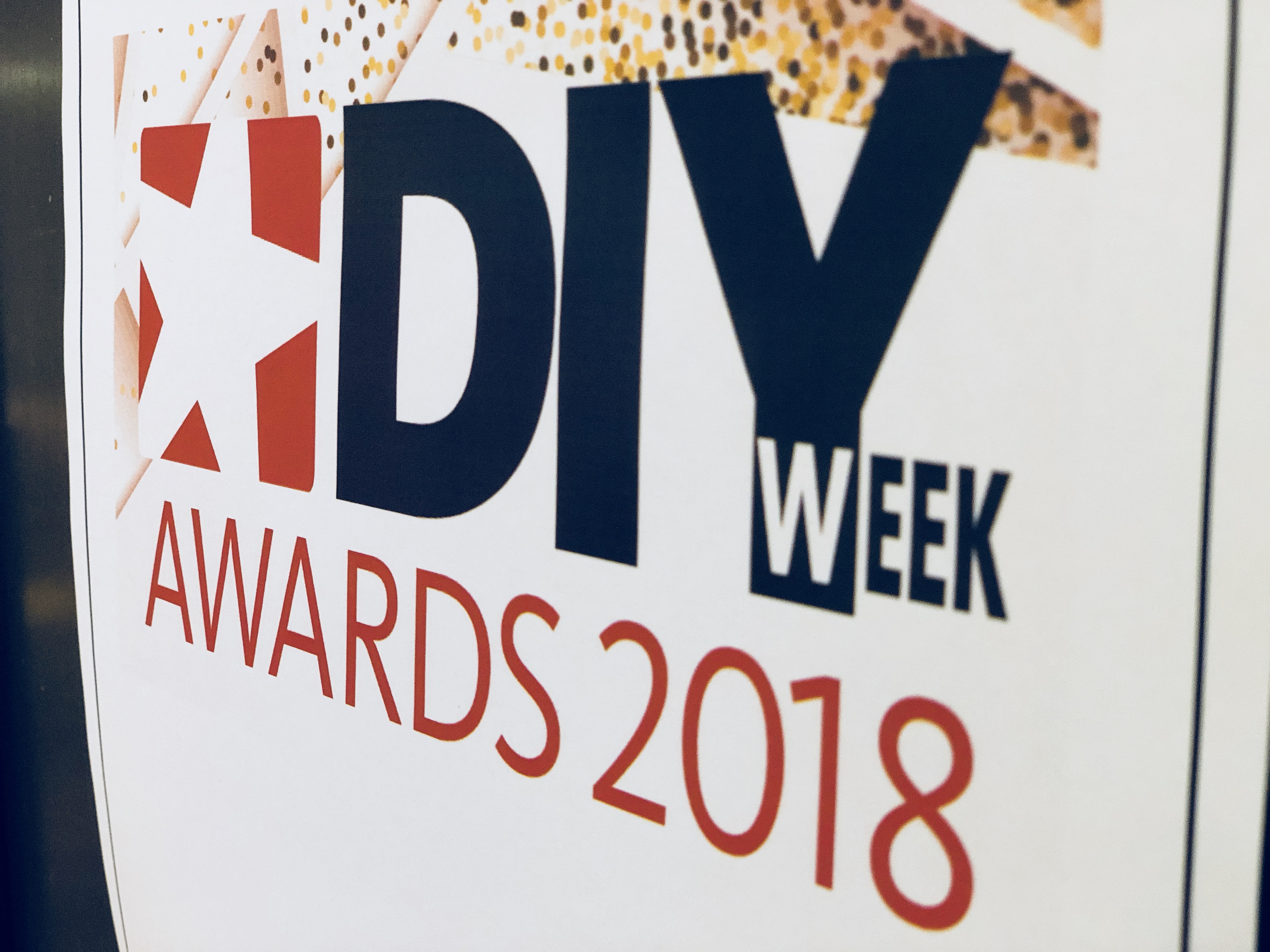 DIY Week Awards sign